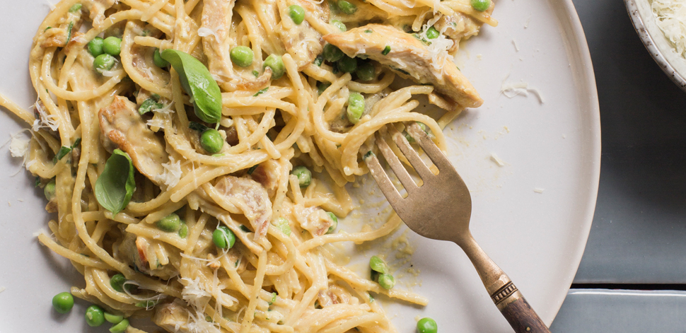 Lemony Chicken Carbonara » The Food Show